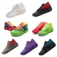 AY New HOT ✅Original PM* MB.01 Lamelo Ball "Buzz City" "Queen- City-" "Grey Red" Fashion รองเท้าบาสเกตบอล For MEN