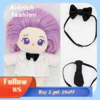 ALDRICH เสื้อผ้าแฟชั่น DIY หูกระต่ายแบบแฟชั่น2ตุ๊กตามีสไตล์เสื้อไทด์สีดำตกแต่งเสื้อผ้าตุ๊กตา1/11 OB11ตุ๊กตา/1/12ตุ๊กตาข้อต่อแบบเบ้า