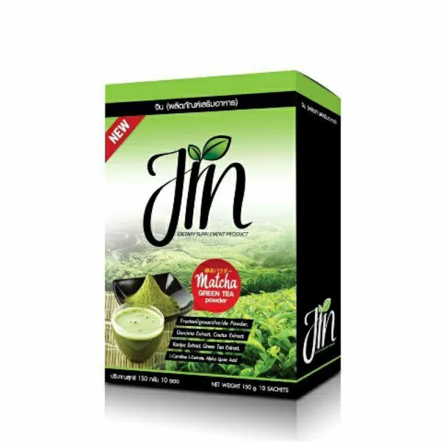 [ จิน ชาเขียว x 1 ซอง ] ชาเขียวแบบชง Jin ชาเขียวชงดื่ม อร่อย หอม หวาน