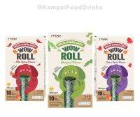 Kokiri Wow Roll สาหร่ายม้วนอบกรอบแบบแพ็คกล่อง ตราโคกิริ (ใน 1 กล่อง มี 10 ซองเล็ก ) มี 3 รสชาติ