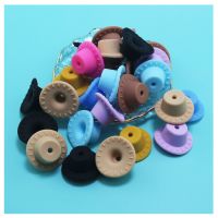 【YF】▣  10pcs Baby Silicone Beads Cowboy Hat Teething Jewelry Making Bulk Pacifier Chain Accessories