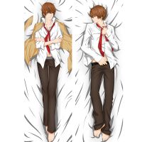 (ปลอกหมอนเท่านั้น) เคสหมอนกอดอนิเมะเรื่อง Death Note 180ซม.,เคส Lawliet Dakimakura พิมพ์สองด้านของขวัญตกแต่งเครื่องนอนปลอกหมอน