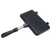 Gas Non-Stick Sandwich Maker Sandwich Maker Aluminium Alloy Mould Grill Frying Pan Bread Toast Breakfast Machine Pancake Baking Barbecue Oven Mold