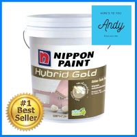 สีน้ำทาภายใน NIPPON PAINT HYBRID GOLD PEARL WHITE 5 แกลลอนWATER-BASED INTERIOR PAINT NIPPON PAINT HYBRID GOLD PEARL WHITE 5GAL **ราคาดีที่สุด**