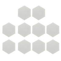 10pcs Hexagon Shape Wood Frame Artist Blank Canvases Art Supplies for DIY Craft Drawing Acrylic Oil Painting