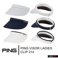 PING CAP VISOR LADIES CLIP 214 PING CAP WOMEN หมวกกอล์ฟ หมวกกีฬาผู้หญิง