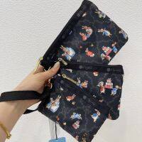 Lesportsac 2023 สินค้าใหม่ Lusbao Cartoon Bunny กระเป๋าถือกระเป๋าใส่โทรศัพท์มือถือแบบสบายๆกระเป๋าผู้หญิงสามชิ้นสามารถถอดและใช้งานได้3455