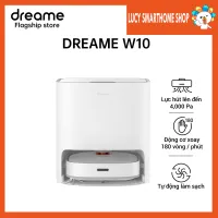 [Phiên bản QUỐC TẾ - CHÍNH HÃNG] Robot Hút Bụi Lau Nhà Thông Minh Dreame Bot W10 - Lực Hút 4000PA - BH 12 tháng