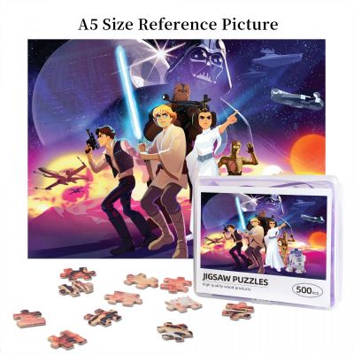 Star Wars Rebel Heroes Wooden Jigsaw Puzzle 500 Pieces Educational Toy Painting Art Decor Decompression toys 500pcs