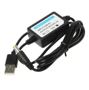 USB bis 9 V, 5 V bis 12 V Step Up, USB DC 5 V-Boost-Kabel auf 9 V