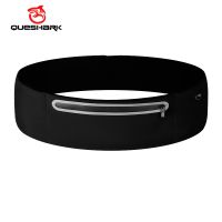 ☌♠ QUESHARK Pro Reflective Elastic Waistband Sport Bag Zipper Pocket Running Gym Yoga Waist Belt Fanny Pack Phone Wasit Wallet Bag