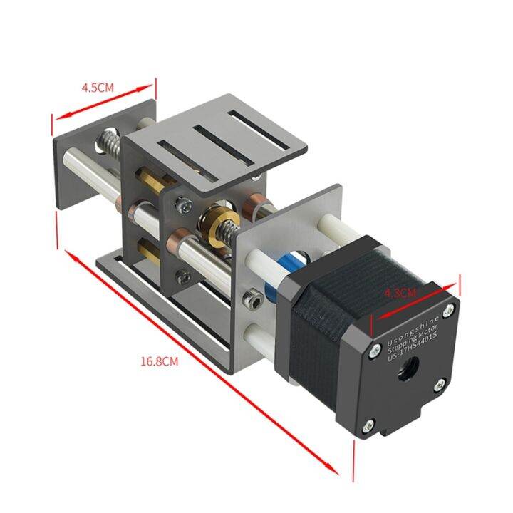 cnc-z-axis-sliding-table-cnc-router-kit-diy-milling-small-transmission-module-100mm-distance-wood-miller-z-axis-motor