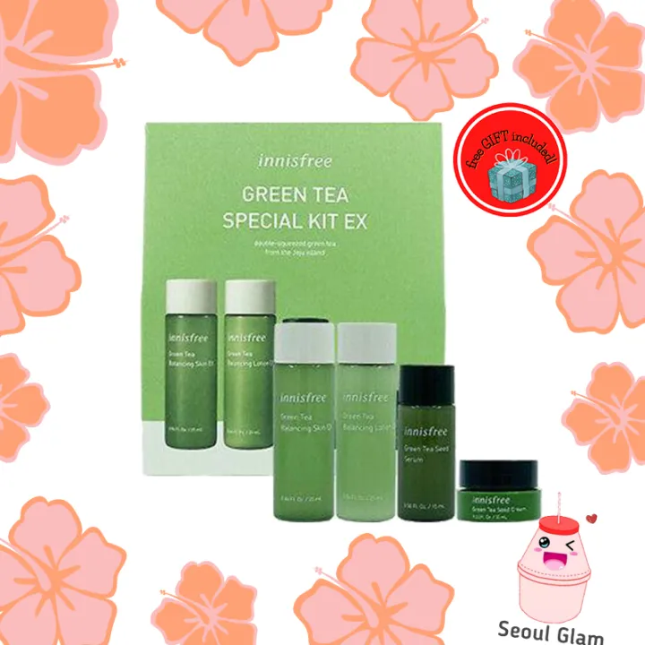 Innisfree Green Tea Balancing Special Kit (New Version) Seoul Glam