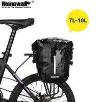 Rhinowalk Bicycle Bag Waterproof Screen 7-10L Portable Cycling Rear Seat Trunk Bag MTB Luggage Carrie