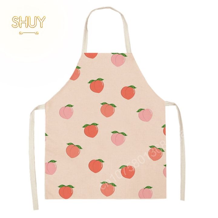 summer-fruit-pattern-kitchen-apron-for-women-cotton-linen-bib-household-cleaning-pinafore-cooking-aprons-accessories-68x55-cm