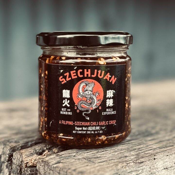 SzechJuan Chili Garlic Crisp Super Hot Sichuan Mala Chili Sauce