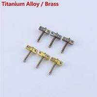 【CW】 【Made in Japan】Titanium Alloy (TC4) / Brass Vintage Guitar Bridge Saddle