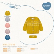 Áo Cardigan cổ tròn Bu Kyomi Lennie cho bé 6m - 4Y BWL020.03