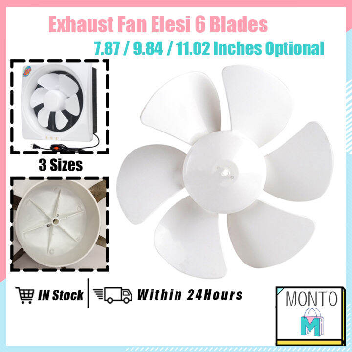 Exhaust Fan Blade Only 8 10 11 Inches Exhaust Fan Elesi 6 Blades