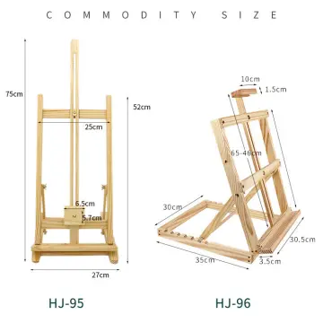 Straits Art Co] Watercolor Easel Adjustable with Trays