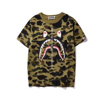 BAPE ฤดูร้อนชายและหญิงบวกขนาดลำลองแขนสั้นเสื้อยืด M-3XL