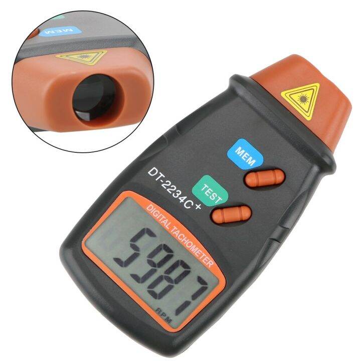 Handheld Speed Gauge Car Speedometer Tach Laser Tachometer Digital RPM