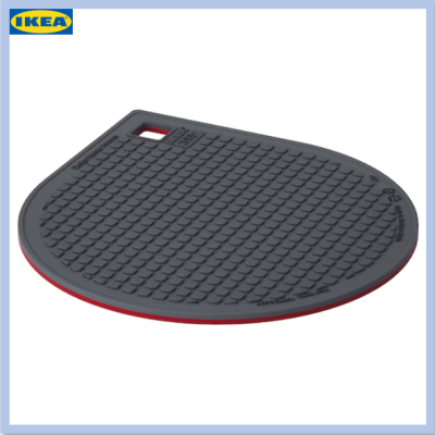 ที่รองหม้อ ที่รองหม้อชนิดแม่เหล็ก สีแดงเทาเข้ม ขนาด 18x21 ซม. IKEA 365+ GUNSTIG อิเกีย 365+ กุนส์ (IKEA)