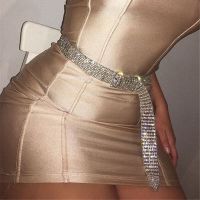 [COD] 2022 New Rhinestone Nightclub Exaggerated Performance 8 Rows of Waist Chain European and