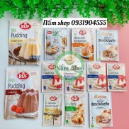 Gelatine Bột nở men nở bột Pudding hữu cơ Ruf