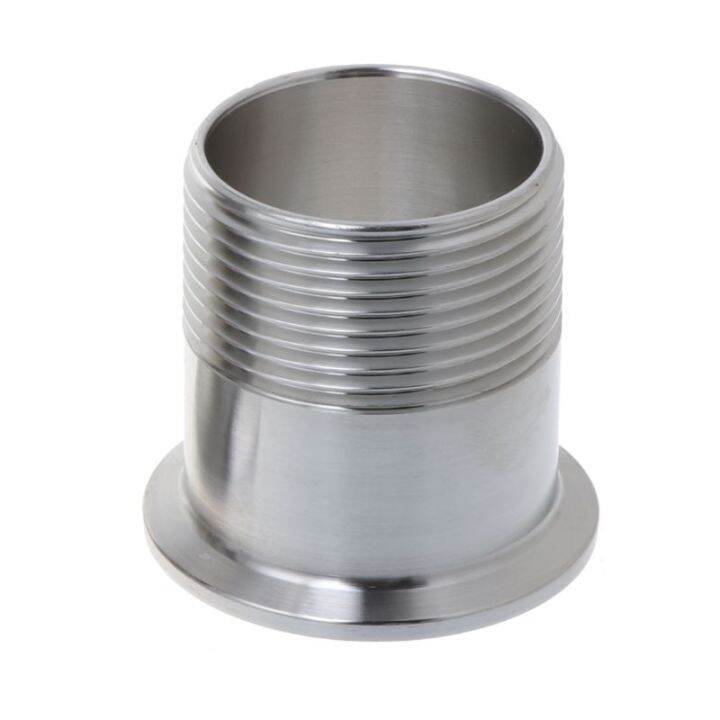 fonta-เครื่องมือ-shop-stainless-สตีลสุขาภิบาลชาย-threaded-ferrule-ปลายบากท่อ-tri-ตัวปรับแคลมป์ยึด