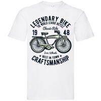 High Quality Cotton Tshirts Classic Bicycle Fashion Unsiex T-Shirt