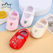 I LOVE DADDY&MUMMY 0-18M Cute Cutterfly Infant Girl Shoes Cotton Bottom