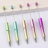 30pcs Ballpoint Pen Bead DIY Custom Pen Plastic Beadable Pen Bead Pen School Office Writing Supplies Cute Stationery Stationary Pens