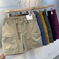 ของแท้ใหม่ UNIQLO กางเกงขาสั้นหลวมกลางแจ้งในบ้านสำหรับผู้ชายและผู้หญิงอุปกรณ์กีฬาสันทนาการห้าจุดกระเป๋าเงินมากขึ้น