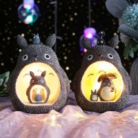 *พร้อมส่ง โคมไฟตั้งโตะ สำหรับตกแต่งห้อง โคมไฟ Totoro สร้างสรรค์