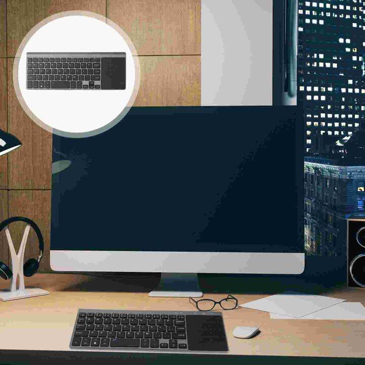 Keyboard Computer Wireless Compact Silent Work Laptop Touchpad Game