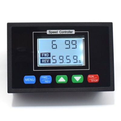 2021LCD Digital 0-100 Adjustable DC 12V 24V 36V 48V 40A PWM DC Motor Speed Controller Timing Controller Reversible Speed Controller