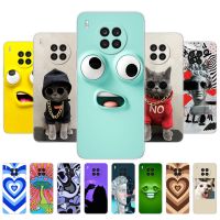 ✼∈卐 For Honor 50 Lite Case 6.67 inch Silicon Back Cover Phone Case For Huawei Honor 50 Lite Soft Case TPU Bumper 50Lite Light Funda