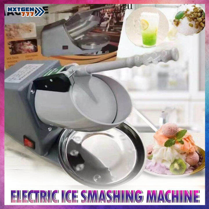 Electric Ice Smashing Heavy Duty Ice Crusher Machine 500W 220V/50Hz
