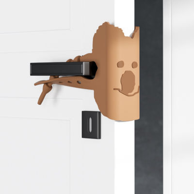 【สต๊อกพร้อม】การ์ดความปลอดภัยป้องกันการปิดประตูความปลอดภัยของเด็กล็อกประตูห้องเด็กปิดเสียงชุดล็อค