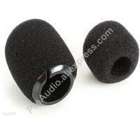 กระจกโฟมหุ้ม2ชิ้นสำหรับไมโครโฟนอุปกรณ์ Shure Beta 98 H/c WB98 H/c