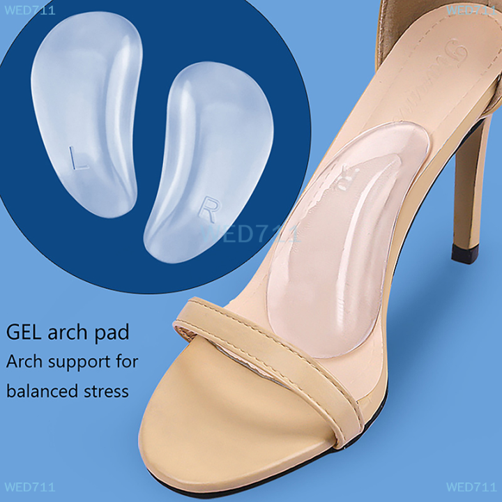 WED711 For Adult Flat Foot Corrector Shoe Cushion Insert Gel Pad Innovative And Practical