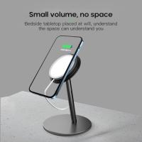 Magsafe Phone Charger Holder Aluminium Alloy Bracket For IPhone 12mini 12 Pro Max Rotation Magnetic Wireless Fast Charging Stand