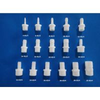 Plastic Pipe Fitting Pagoda Barb to 1/2 3/4 BSP Male Thread White PE Coupling Straight Fish Tank Hose Connector