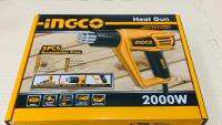 เครื่องเป่าลมร้อน ไดร์เป่าลม 2,000วัตต์ INGCO รุ่น 2000W HG20008 มีอุปกรณ์เสริม 5 ชิ้น