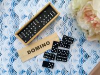 ?มาใหม่ น่ารักมาก? โดมิโน โดมิโน่ Domino Dominoes โดมิโน่ไม้ Wooden Domino ของเล่นเสริมพัฒนาการ พร้อมส่ง ของเล่น ปาร์ตี้