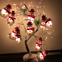 3M 20LED Snowman Christmas Tree LED Garland String Light Christmas Decoration 2023 For Home Christmas Ornaments Natal New Year