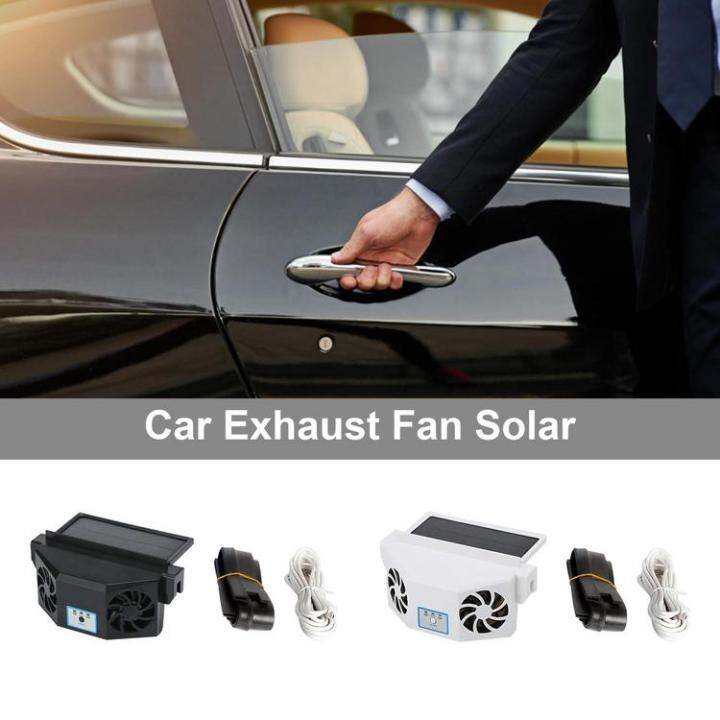 Solar Power Car Exhaust Fan Cool Down Your Car Auto Vent Fan Auto
