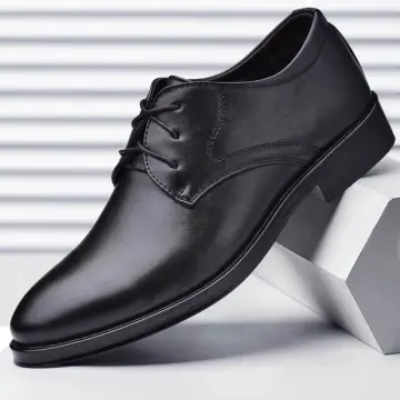 Shop Black Shoes Without Lace For Men online | Lazada.com.ph