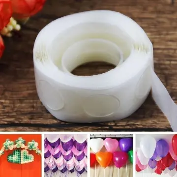 4 Rolls Glue Point Balloon Glue Removable Adhesive Dots Double